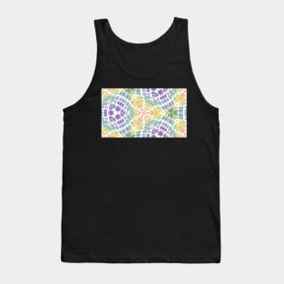 Kaleidoscope Tie Dye Rainbow Meeple Tank Top